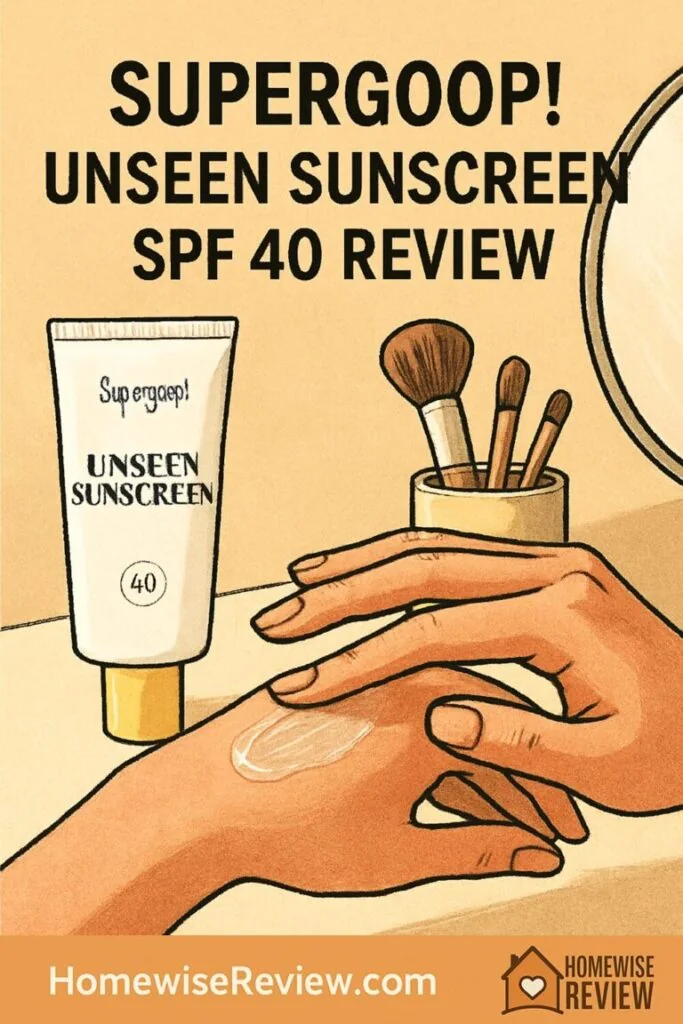 Supergoop! Unseen Sunscreen SPF 40 Review