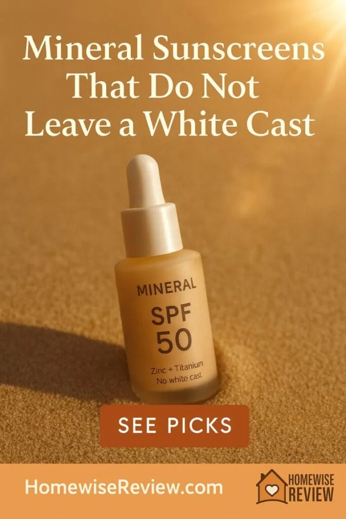 Mineral Sunscreens That Do Not Leave a White Cast