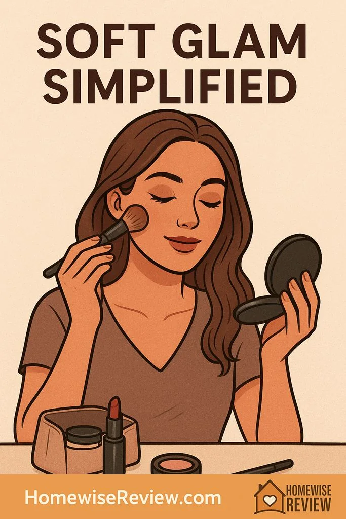 soft glam makeup routine
