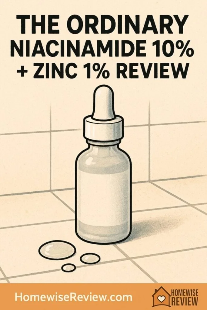 The Ordinary Niacinamide 10% + Zinc 1% Review: Pores, Shine, and Patience