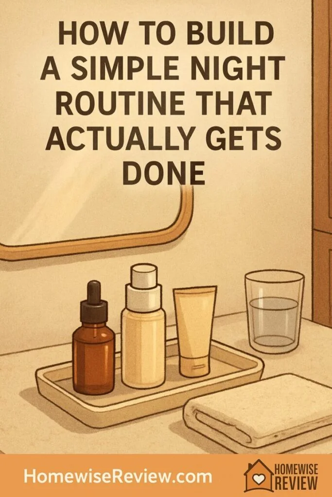 How to Build a Simple Night Routine for Repair and Calm