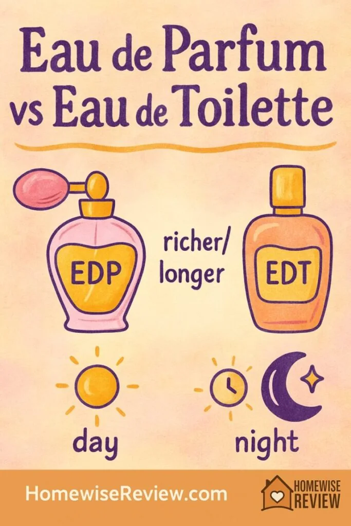 Eau de Parfum vs Eau de Toilette