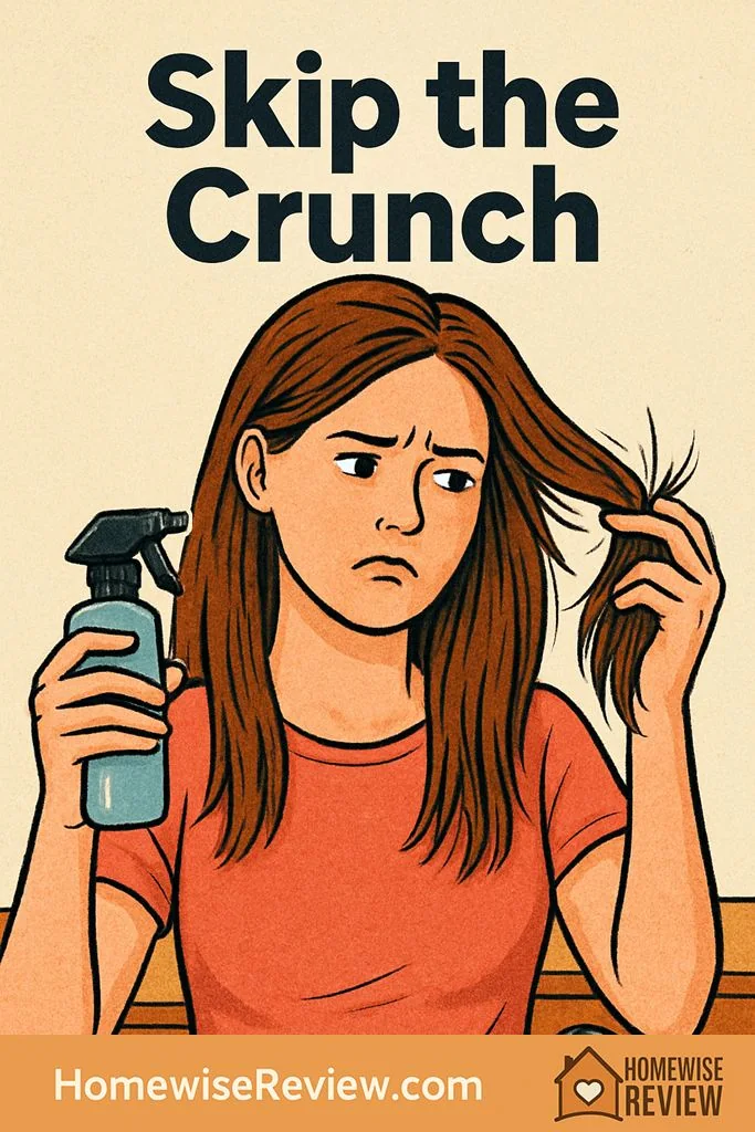 heat protectant sticky hair