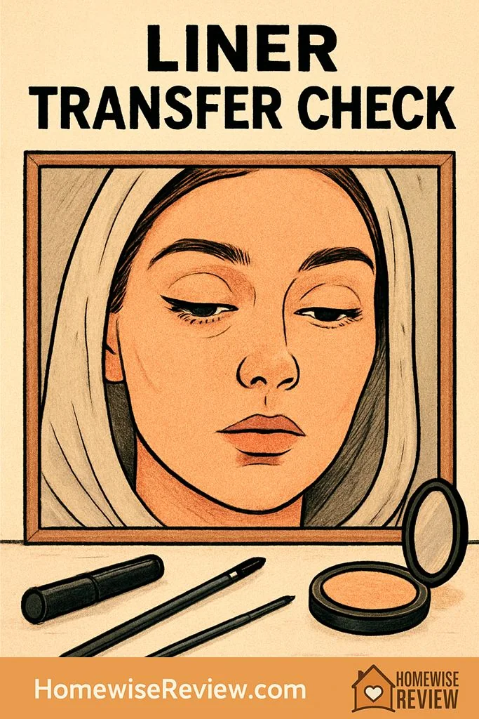 liquid eyeliner transfer