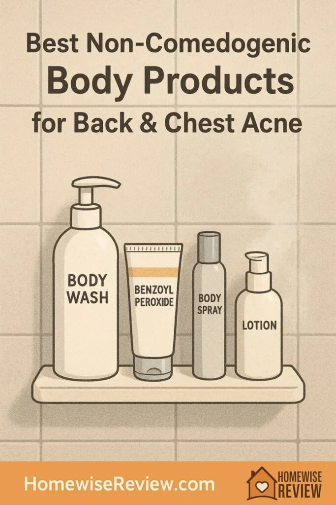 Best Non-Comedogenic Body Products for Back & Chest Acne