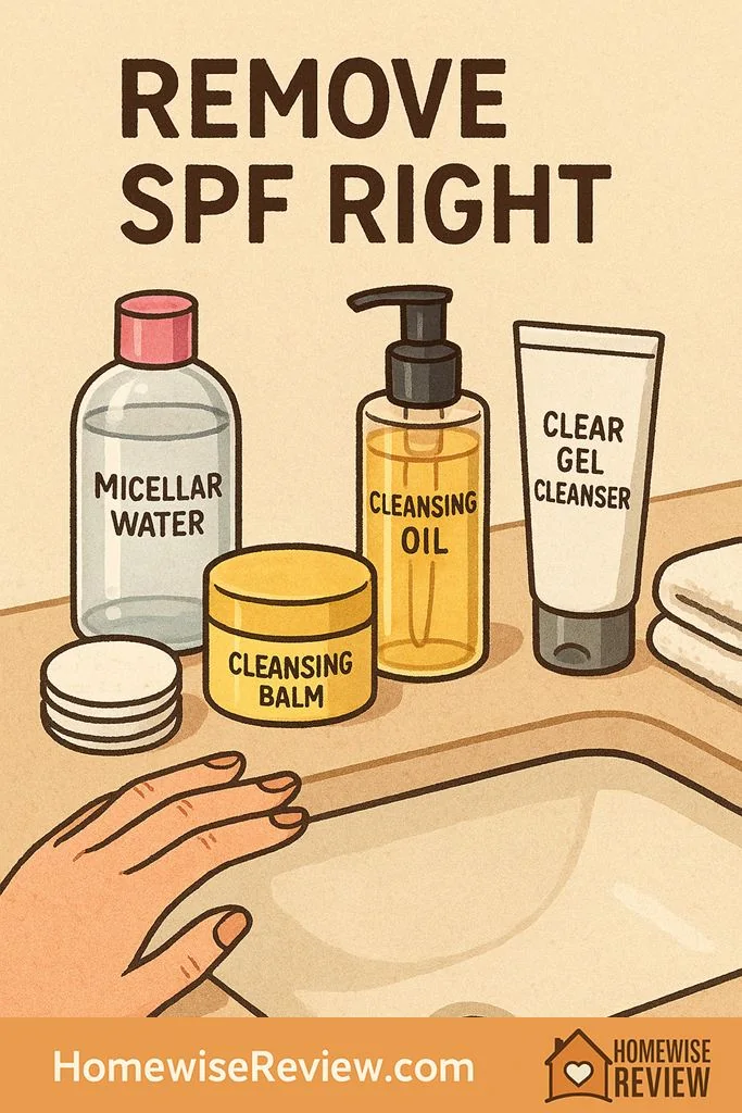 how to choose a cleanser for sunscreen