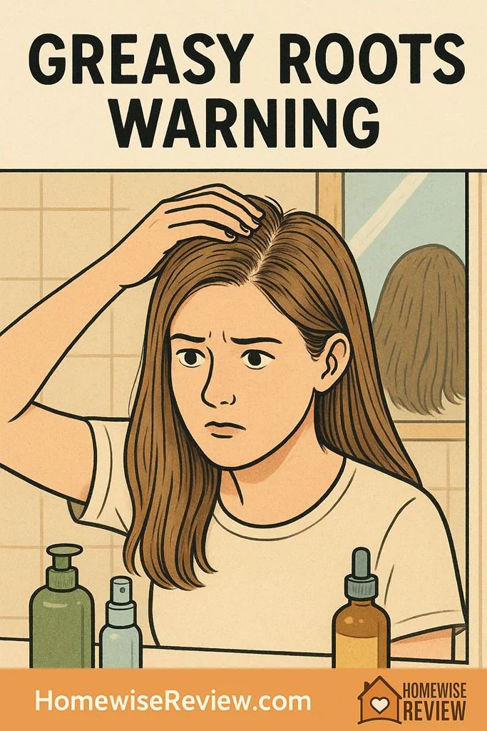 leave in conditioner greasy roots