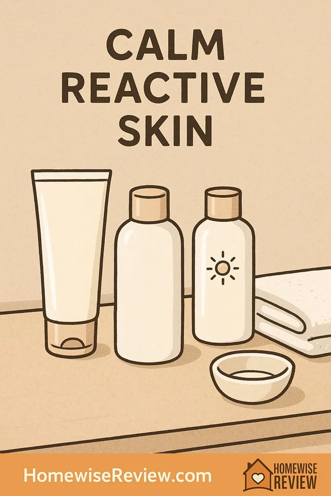 minimal routine for reactive skin