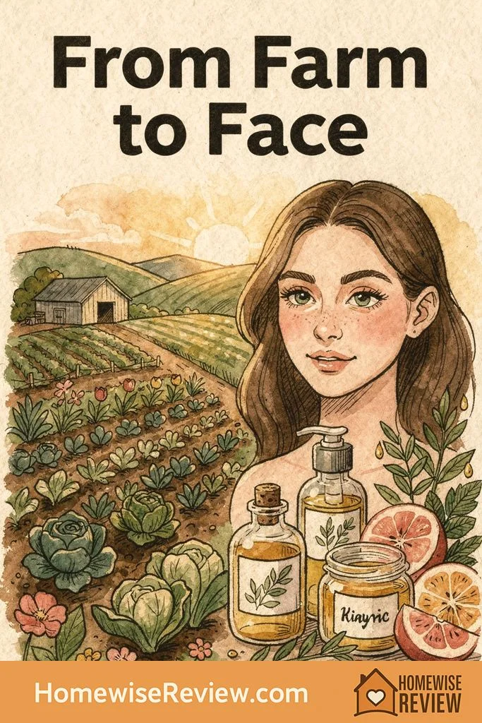 Farm-sourced skincare ingredients and traceability