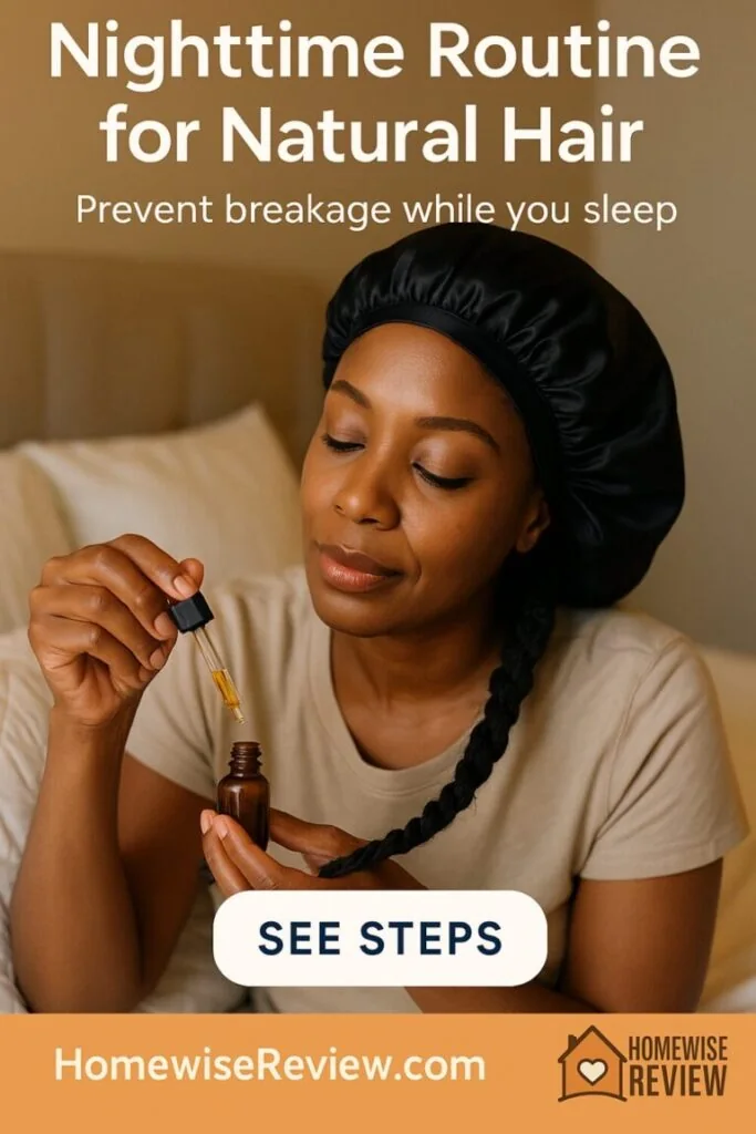 Nighttime Routine for Natural Hair