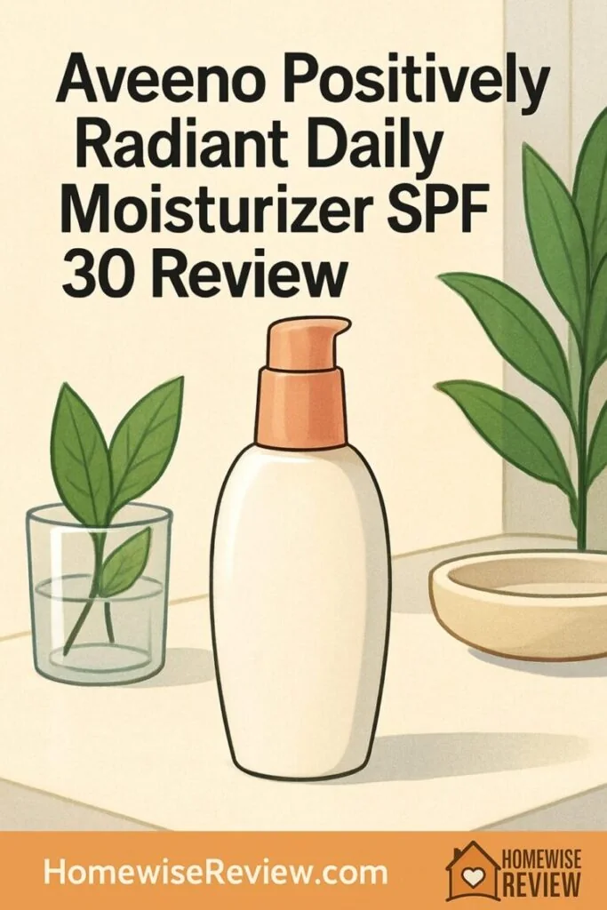 Aveeno Positively Radiant Daily Moisturizer SPF 30 Review