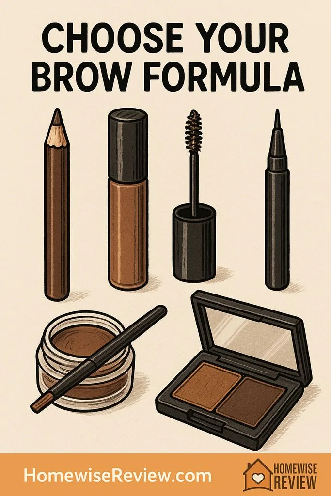 brow pencil vs gel vs pen vs pomade