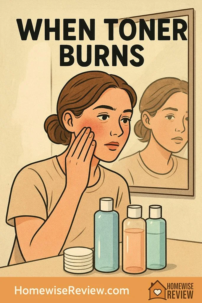 glycolic acid toner burning