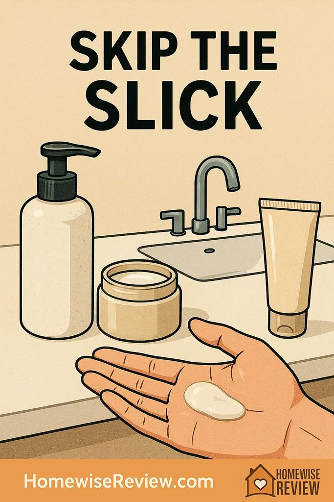 greasy body lotion complaints
