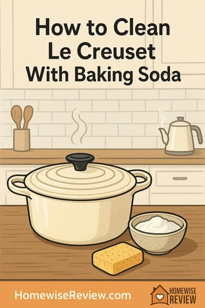 How to clean Le Creuset with baking soda