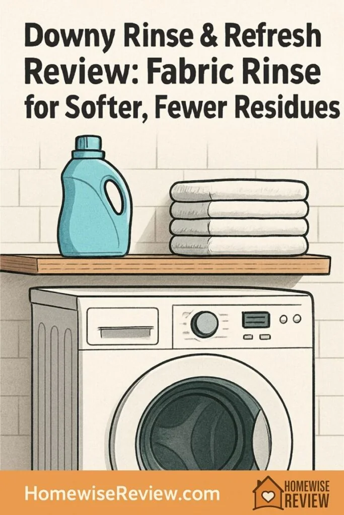 Downy Rinse & Refresh Review: Fabric Rinse for Softer, Fewer Residues