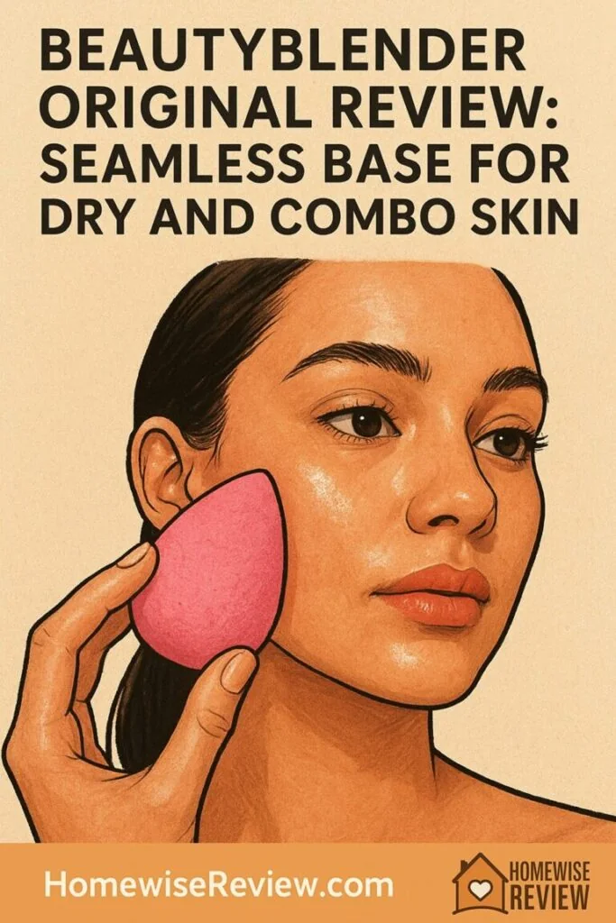 Beautyblender Original Review: Seamless Base for Dry and Combo Skin