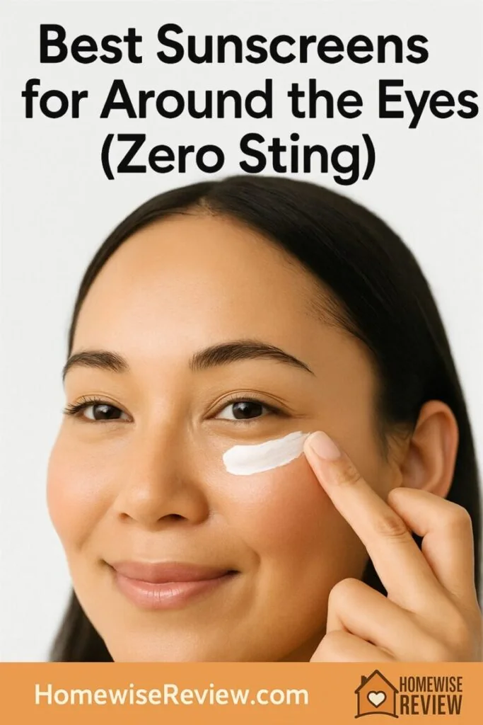 Best Sunscreens for Around the Eyes (Zero Sting)