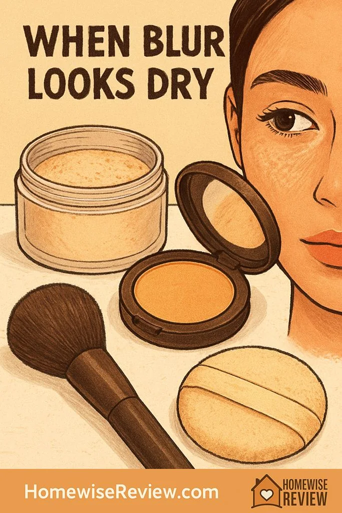 blurring powder dry
