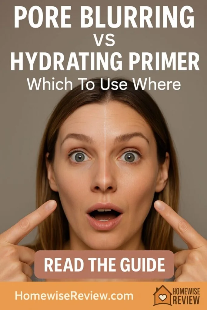 Pore Blurring Primers vs Hydrating Primers