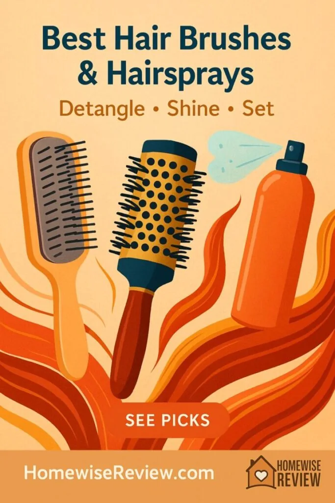 Best Hair Brushes & Hairsprays by Hair Type and Style