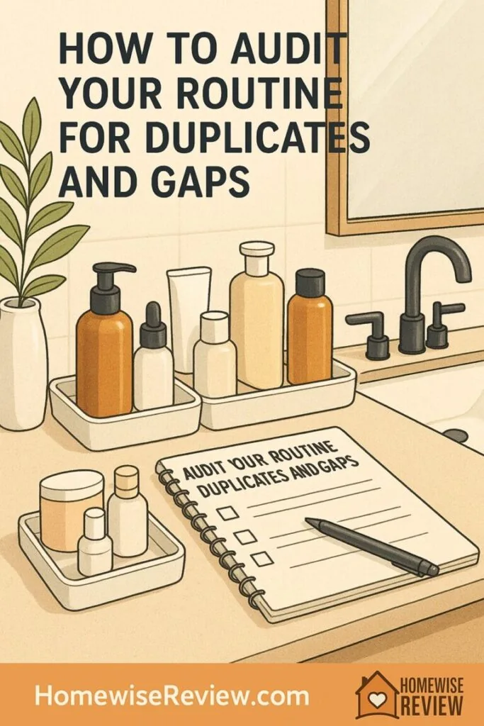How to Audit Your Routine for Duplicates and Gaps
