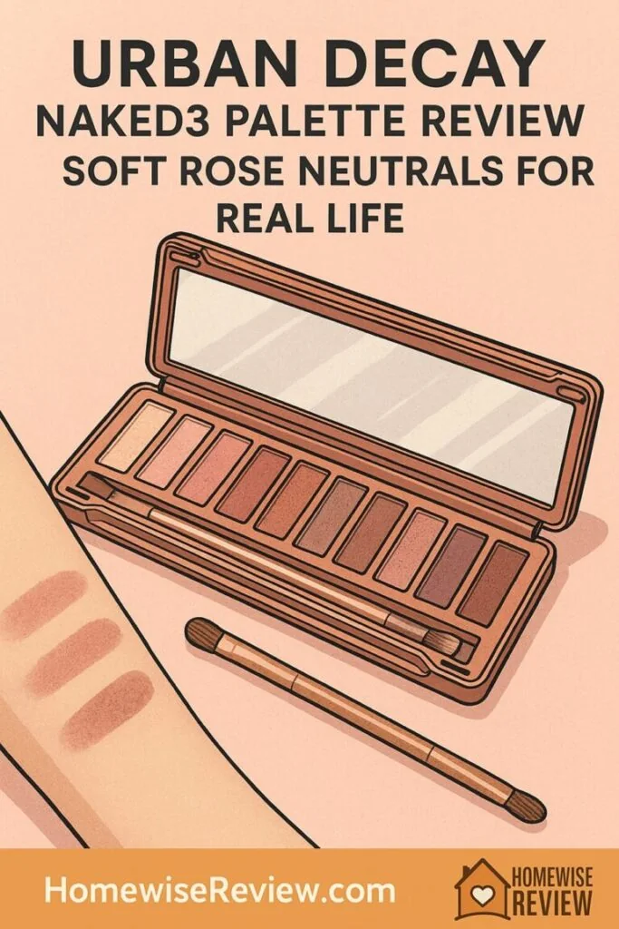 Urban Decay Naked3 Palette Review: Soft Rose Neutrals for Real Life