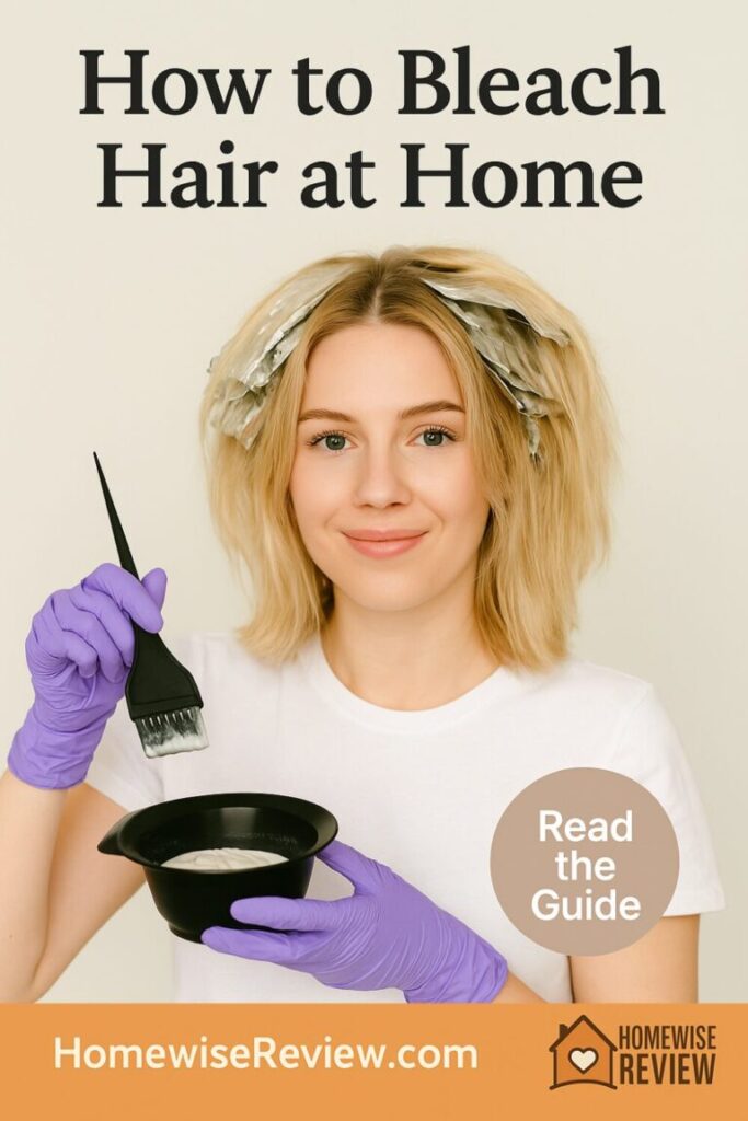 How To Bleach Hair at Home