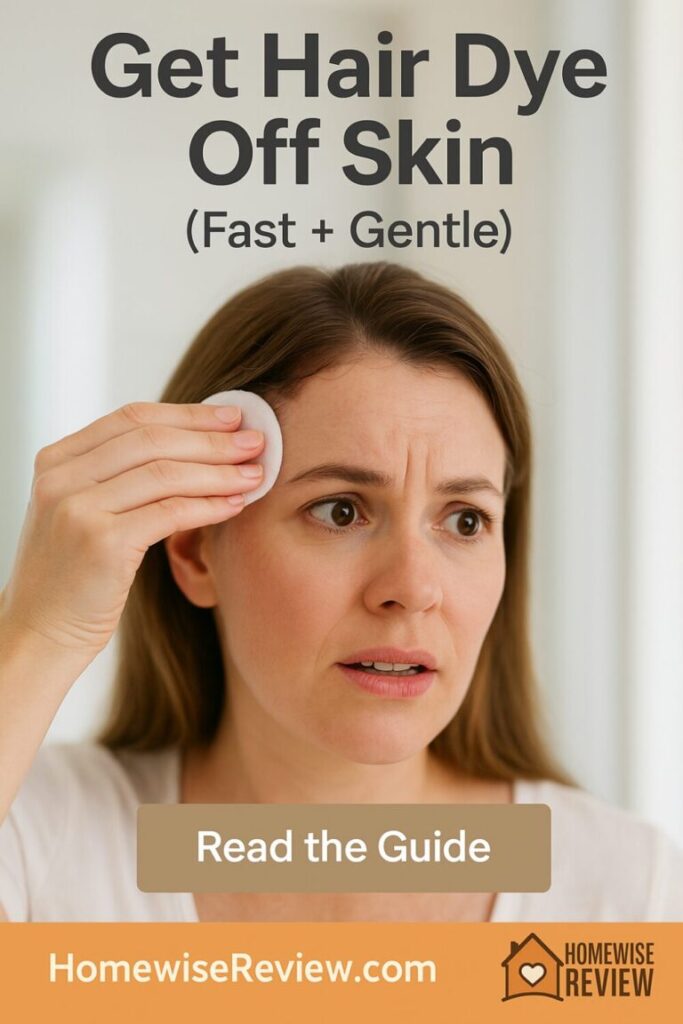 How to Get Hair Dye Off Skin