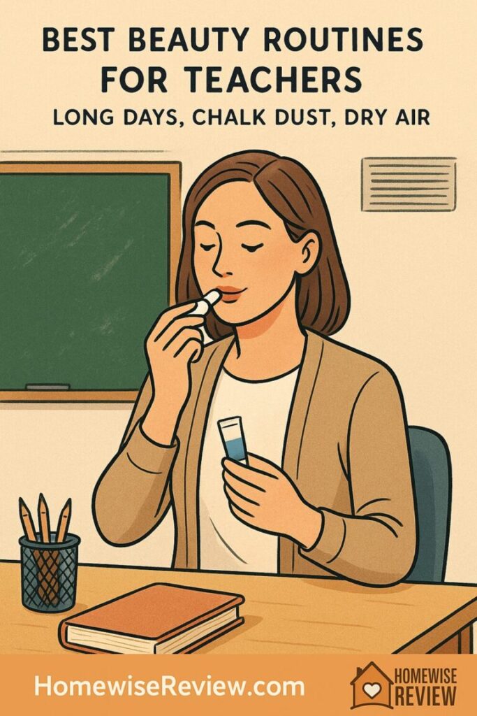 Best Beauty Routines for Teachers: Long Days, Chalk Dust, Dry Air