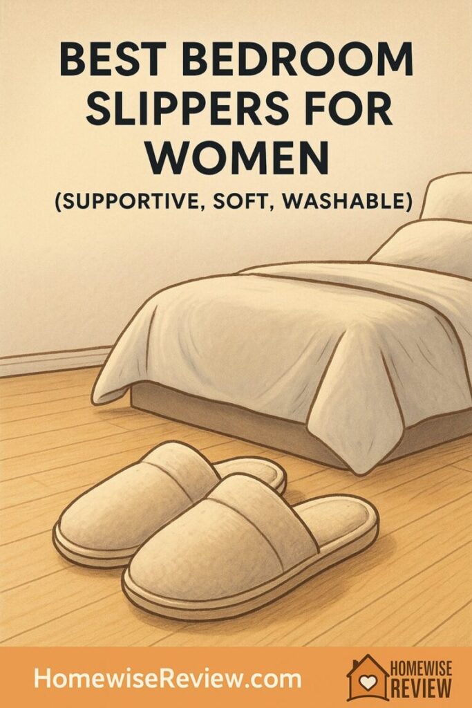 Best Bedroom Slippers for Women (Supportive, Soft, Washable)