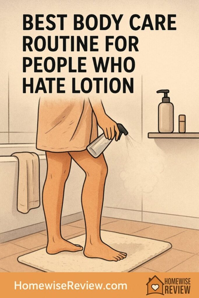 Best Body Care Routine for People Who Hate Lotion