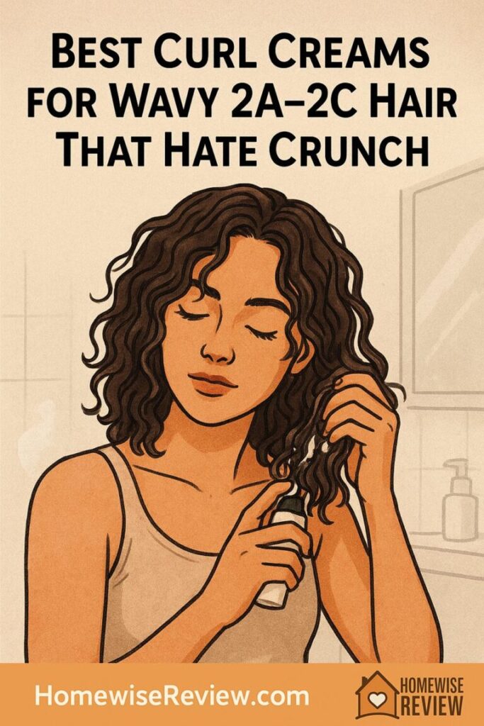 Best Curl Creams for Wavy 2A–2C Hair That Hate Crunch