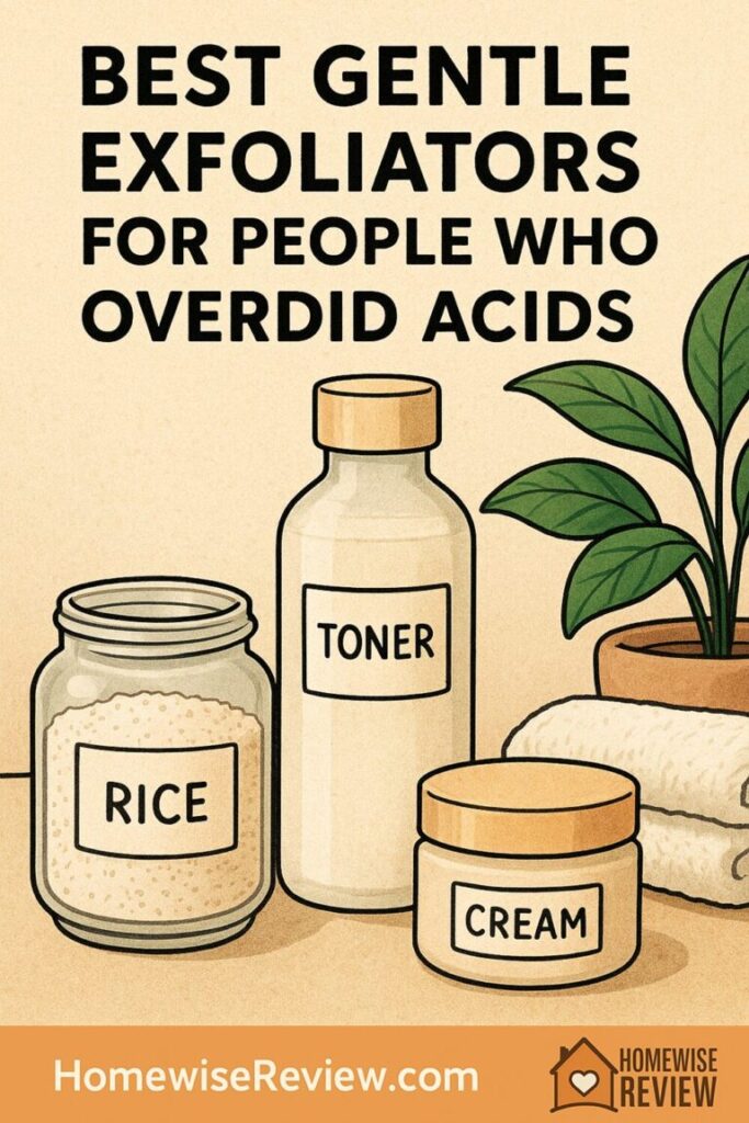 Best Gentle Exfoliators for People Who Overdid Acids