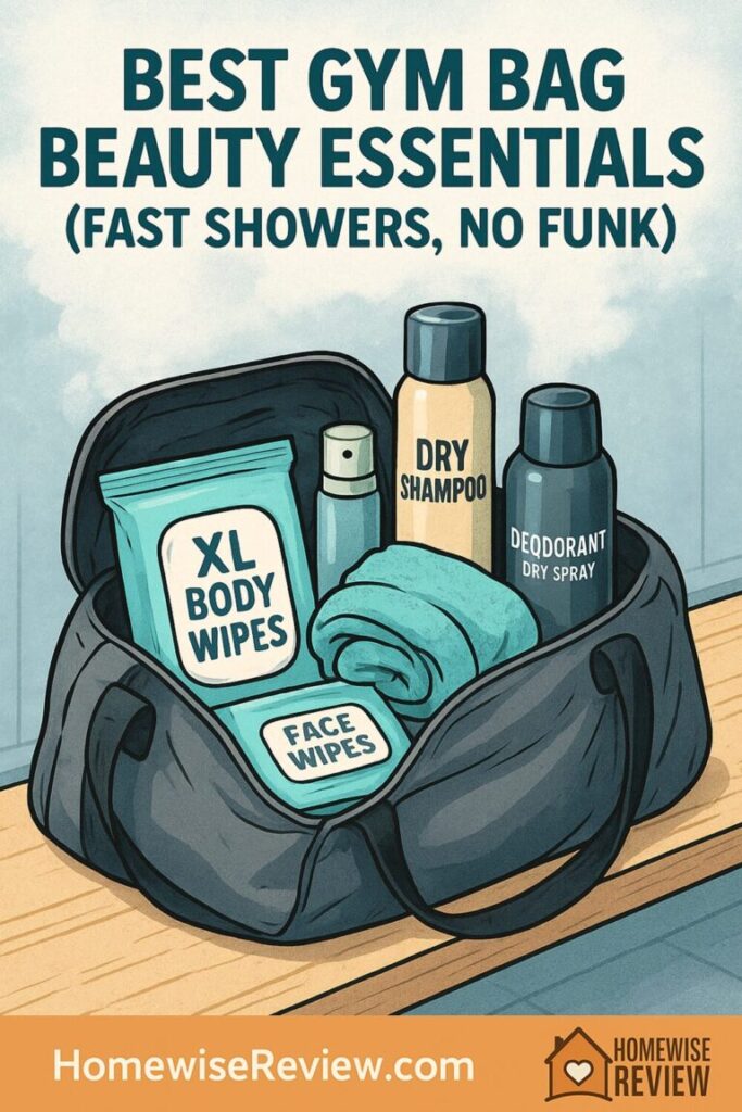 Best Gym Bag Beauty Essentials (Fast Showers, No Funk)