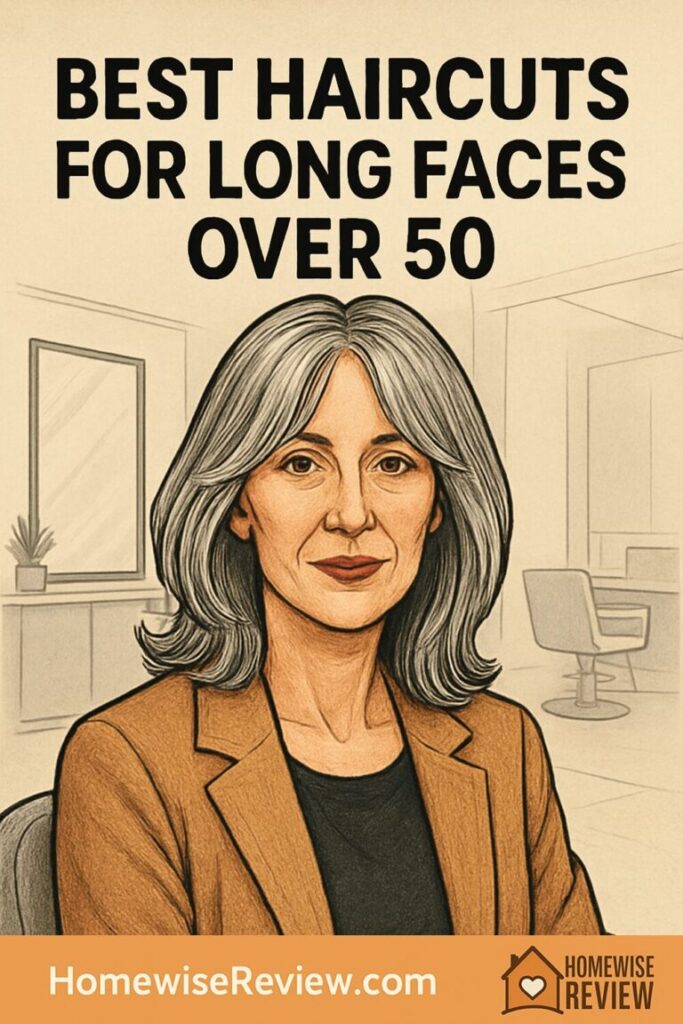 Haircuts for Long Faces Over 50 That Flatter and Frame Well