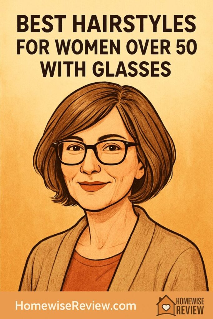 Best Hairstyles for Women Over 50 with Glasses