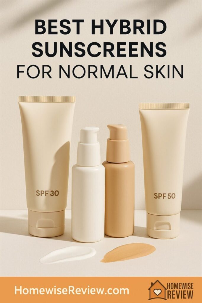Best Hybrid (Mineral + Chemical) Sunscreens for Normal Skin