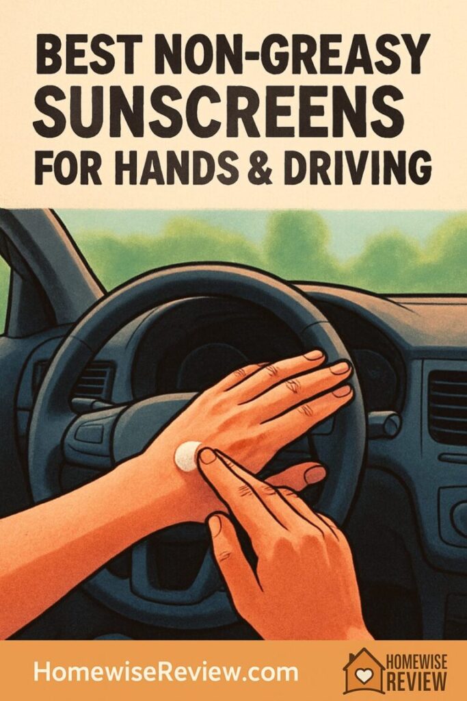 Best Non-Greasy Sunscreens for Hands and Driving