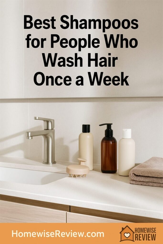 Best Shampoos for People Who Wash Hair Once a Week