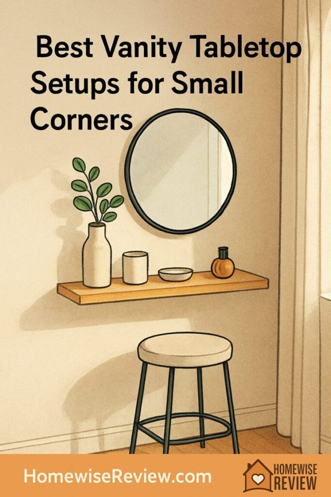 Best Vanity Tabletop Setups for Small Corners