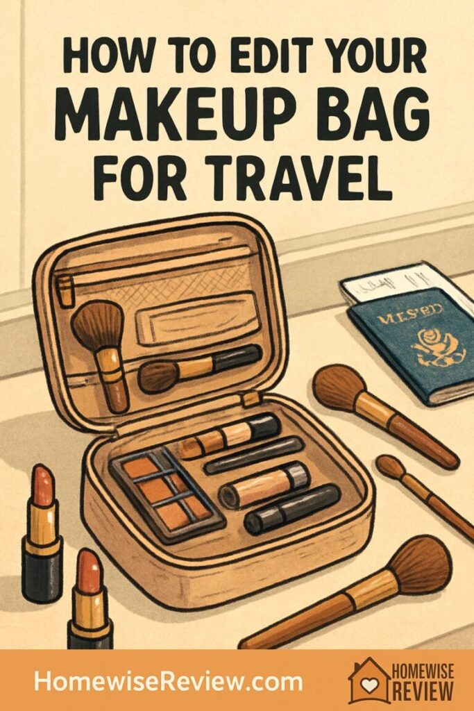 How to Edit Your Makeup Bag for Travel Without Forgetting Essentials