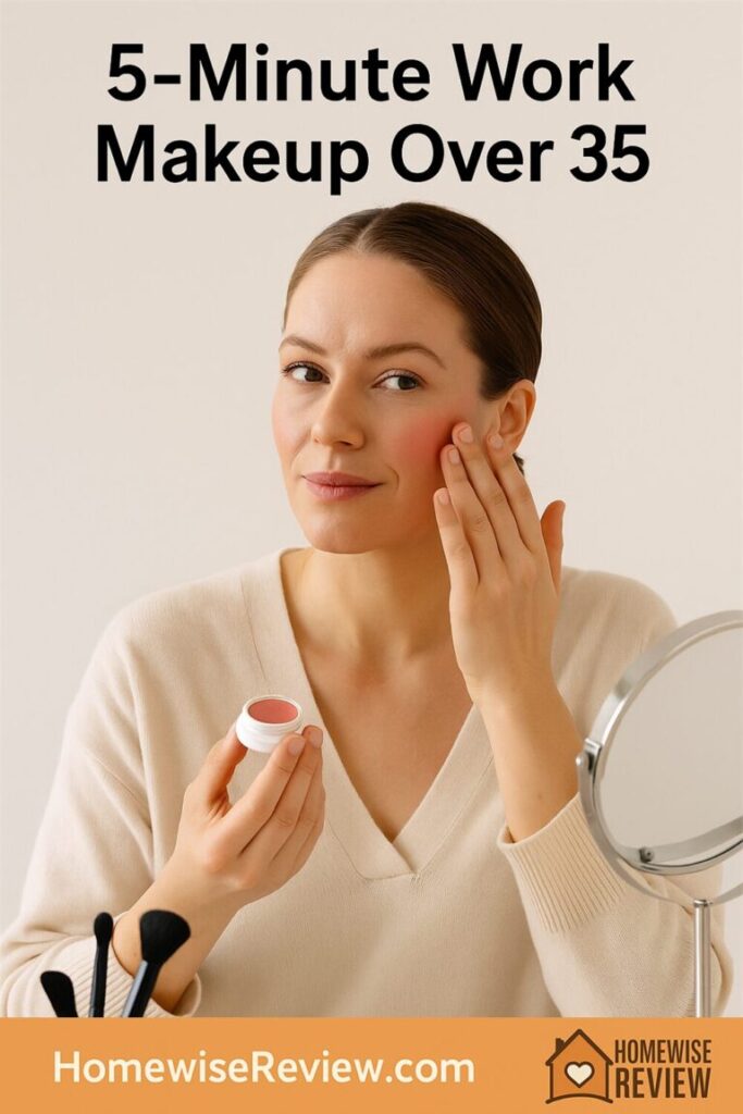How to Build a 5-Minute Work Makeup Routine Over 35