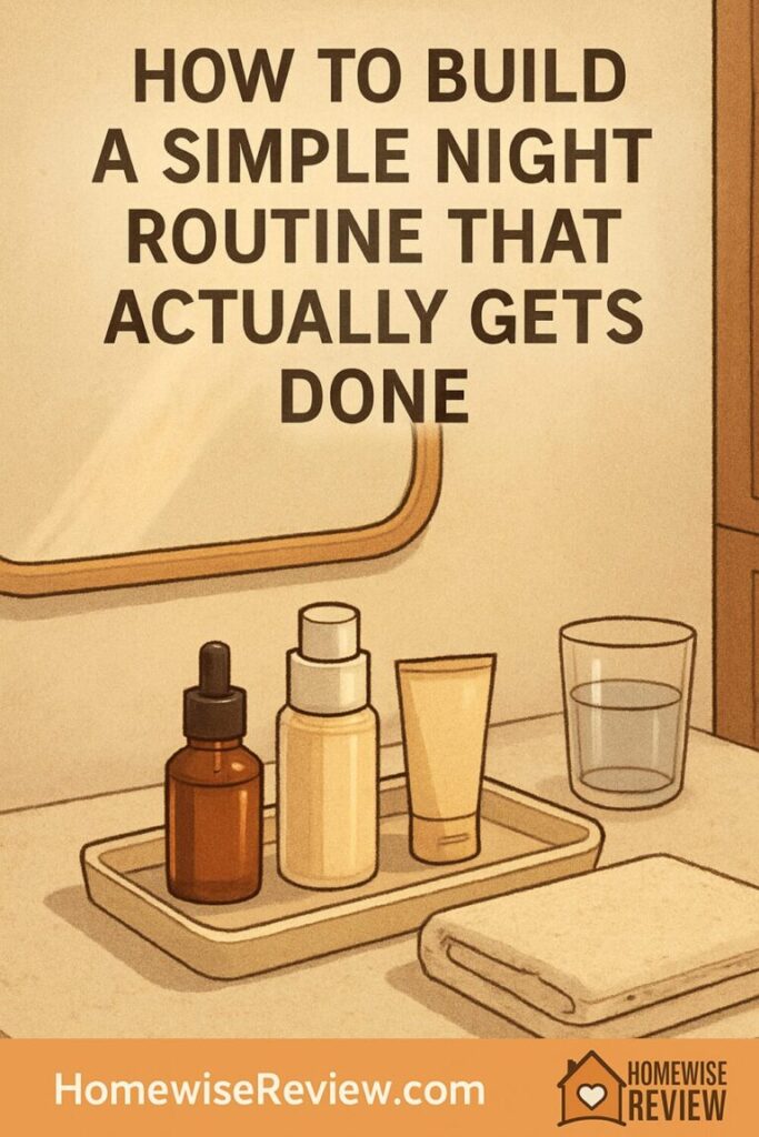 How to Build a Simple Night Routine for Repair and Calm