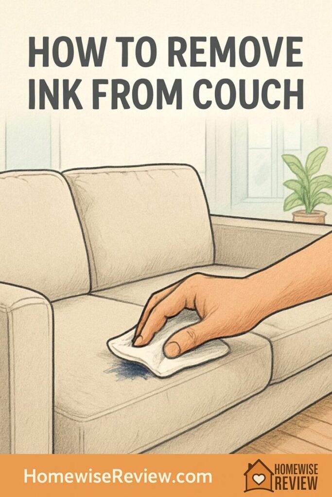 How to Remove Ink From a Couch: Safe Steps That Actually Work