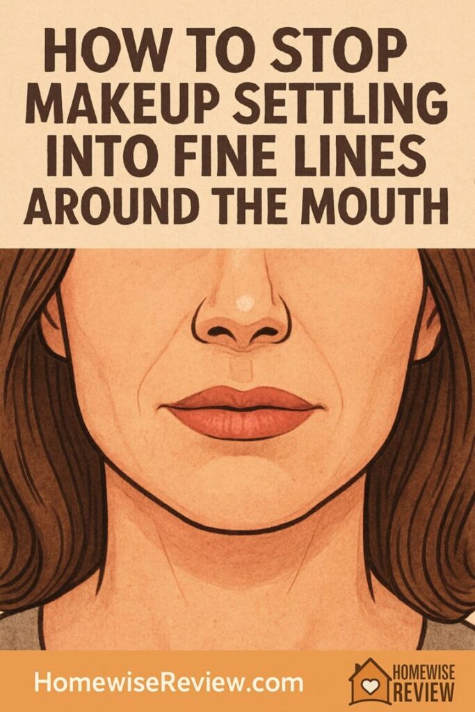 How to Stop Makeup Settling Into Fine Lines Around the Mouth