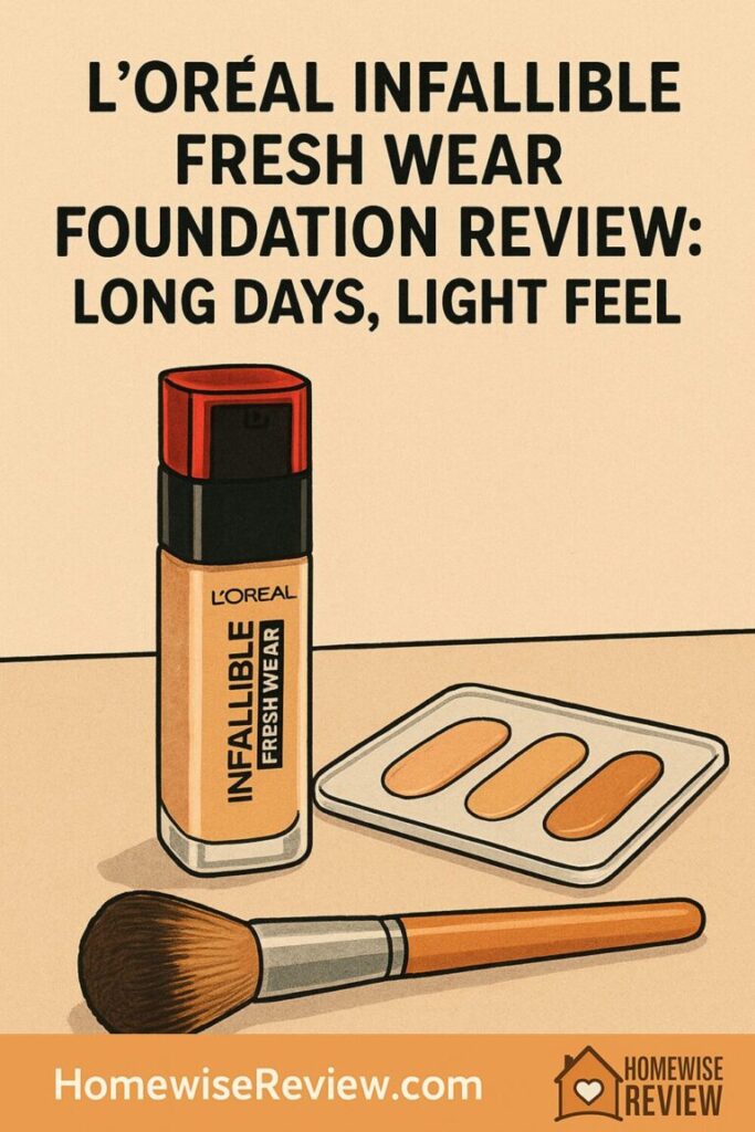 L’Oréal Infallible Fresh Wear Foundation Review: Long Days, Light Feel
