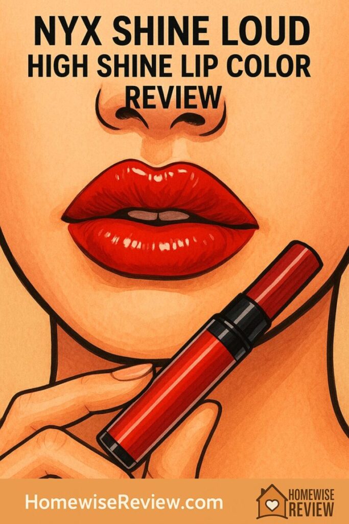 NYX Shine Loud High Shine Lip Color Review