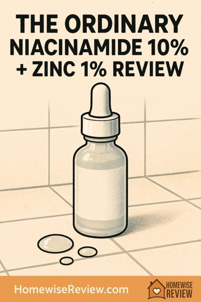 The Ordinary Niacinamide 10% + Zinc 1% Review: Pores, Shine, and Patience