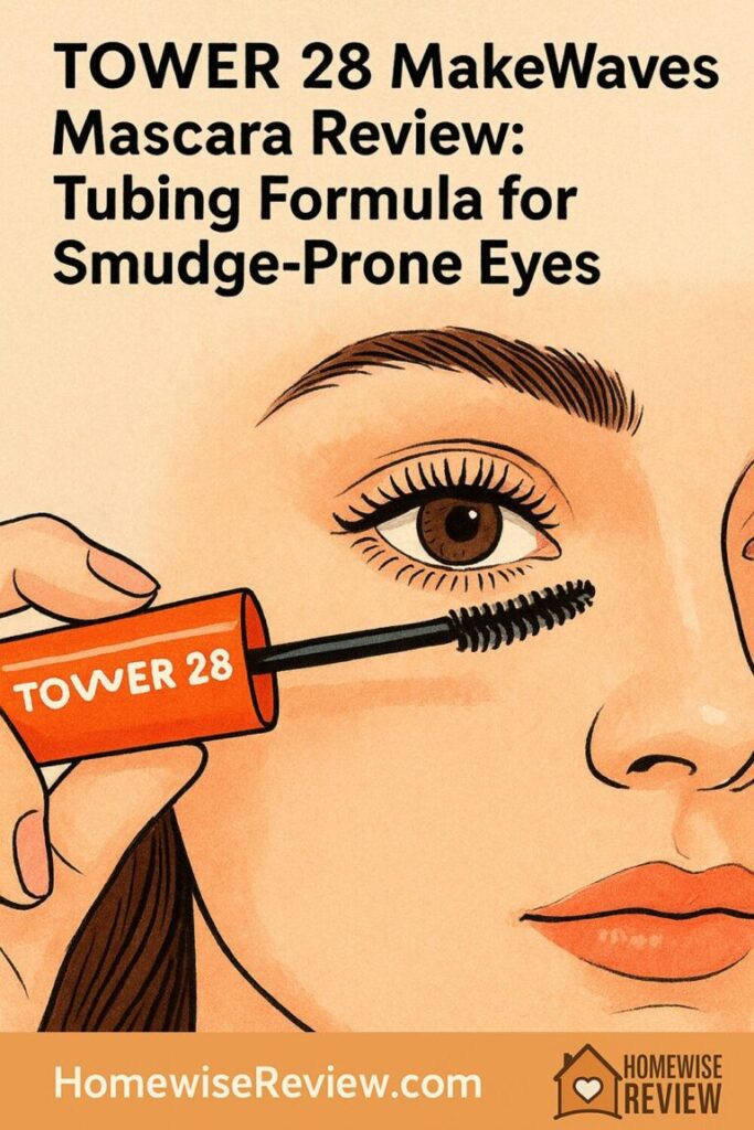 Tower 28 MakeWaves Mascara Review: Tubing Formula for Smudge-Prone Eyes